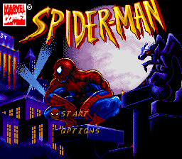 Spider-Man (Europe) Title Screen